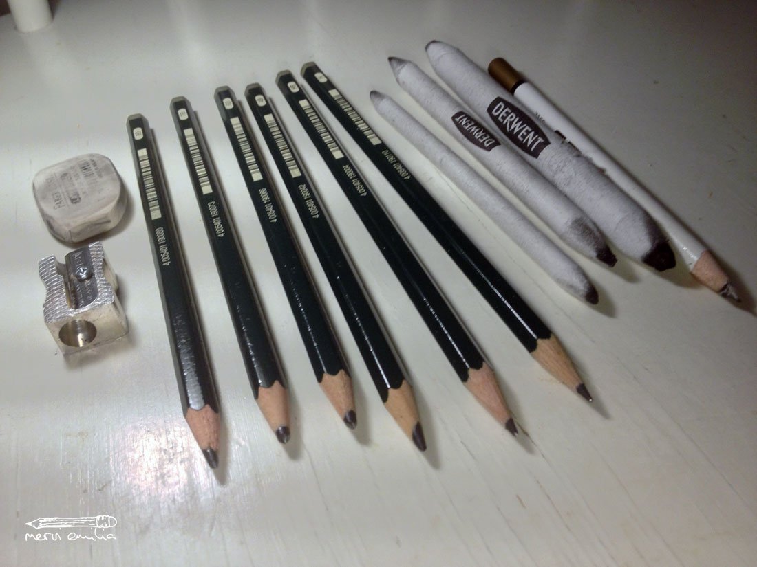 How to draw a braid: Tools -- Mervi Emilia